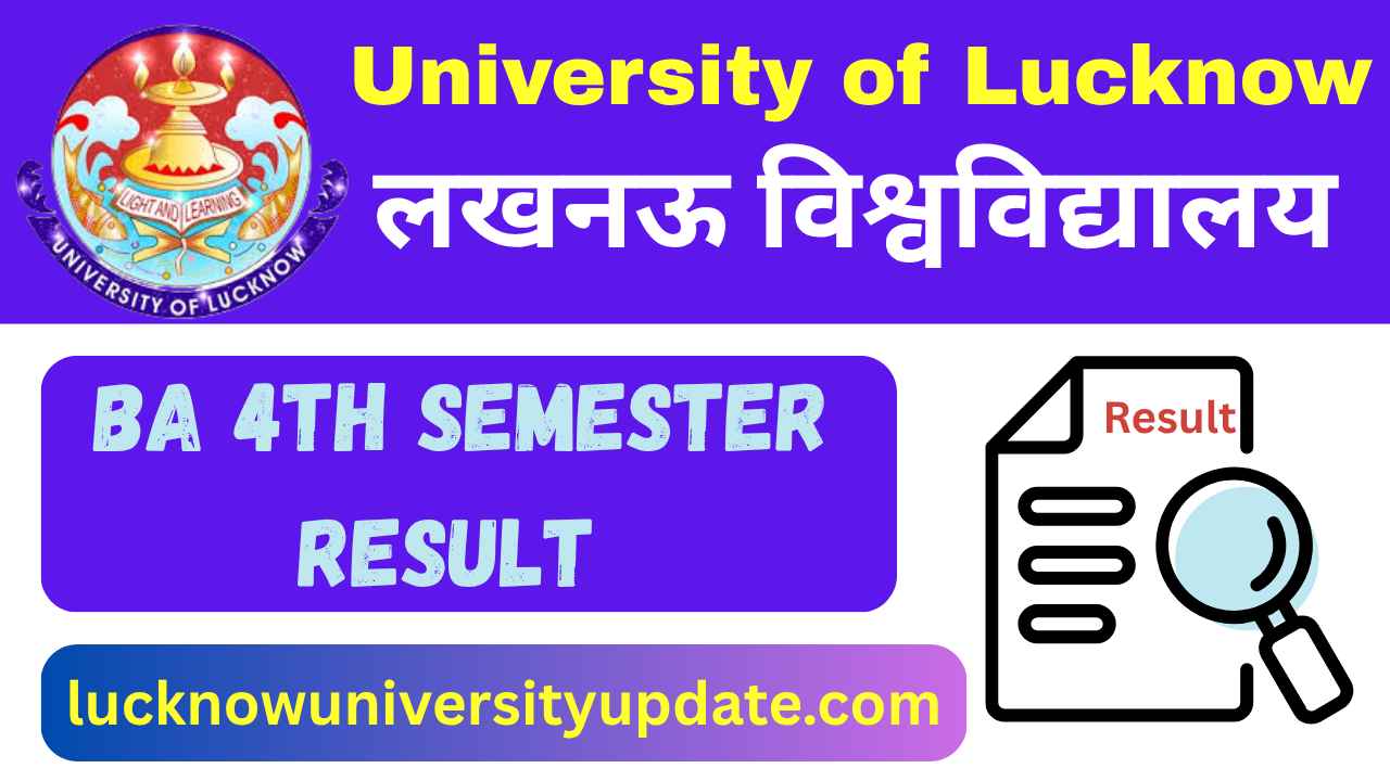 University of Lucknow BA 4th Semester Result